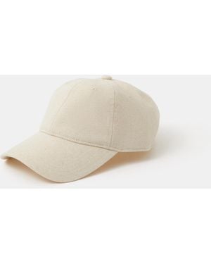 Accessorize Twill Baseball Cap - Natural