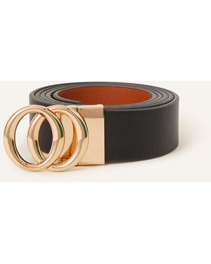 Accessorize Reversible Belt - Natural