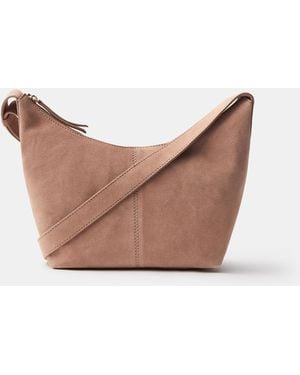 Accessorize Suede Crossbody Bag - Multicolour