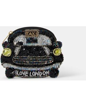 Accessorize Embellished London Taxi Coin Purse - Black