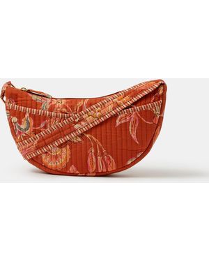 Accessorize Floral Print Sling Crossbody Bag - Pink