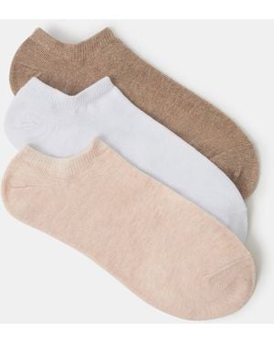 Accessorize 3-Pack Trainer Socks - Multicolour
