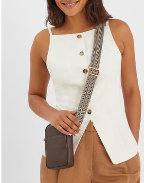 Accessorize Slip Pocket Phone Bag - White