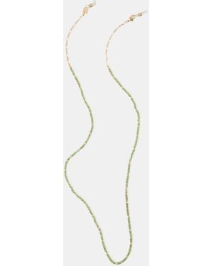 Accessorize Beaded Sunglasses Chain - White