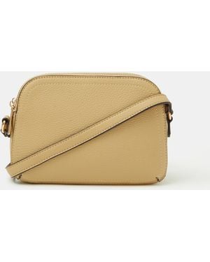 Accessorize Double Zip Crossbody Bag - Green