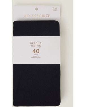 Accessorize 40 Denier Tights - Black