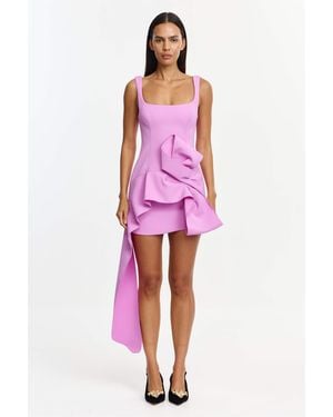 Acler Burbank Mini Dress - Red