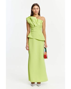 Acler Lugano Maxi Dress - Green
