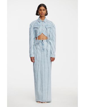 Acler Eagleton Maxi Skirt - Blue