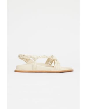Acler Iverly Knot Sandal - White