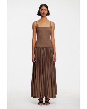 Acler Leasgill Midi Dress - Brown