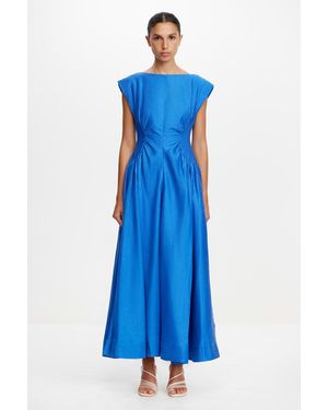 Acler Emery Midi Dress - Blue