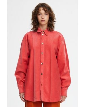 Acler Netley Shirt For 100% Cotton - Red