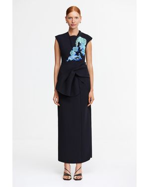 Acler Yelford Midi Dress - Blue