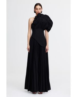 Acler Whittington Gown For Maxi Dress, Polyester - Black