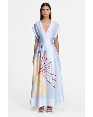 Acler Huxtable Maxi Dress - Blue