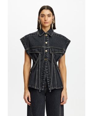 Acler Poulton Top - Black
