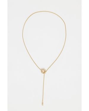 Acler Elford Lariat - Metallic