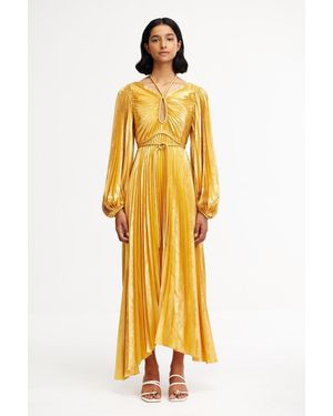 Acler Richdore Maxi Dress, Polyester And Elastane in Black | Lyst