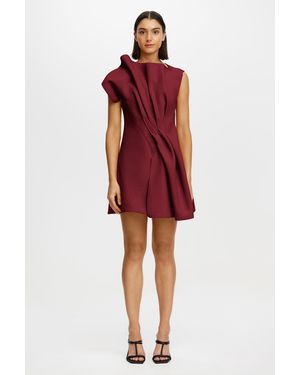 Acler Hawkley Mini Dress - Red