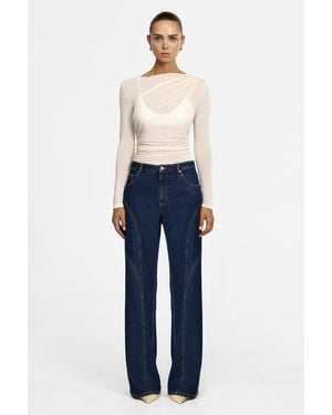 Acler Heath Jean - Blue