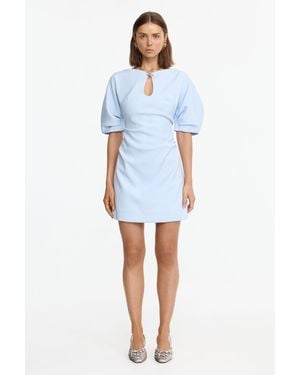 Acler Fitted Mini Dress For - Blue