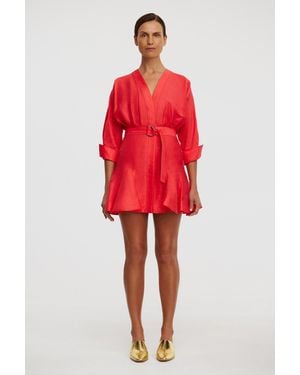 Acler Fairyhill Mini Dress - Red