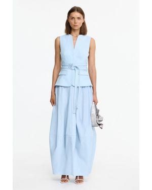 Acler Newduston Maxi Dress - Blue