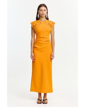 Acler Koda Midi Dress For - Orange