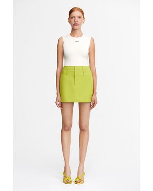 Acler Mini Skirt For - Yellow