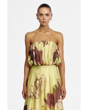 Acler Hodel Top - Yellow
