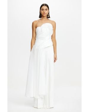 Acler Hawford Strapless Top For Polyester - White