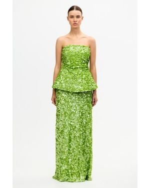Acler Pipson Sequin Embellished Maxi Skirt For - Green