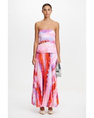 Acler Rockland Midi Dress - Red