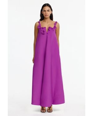 Acler Eastgreen Maxi Dress - Purple