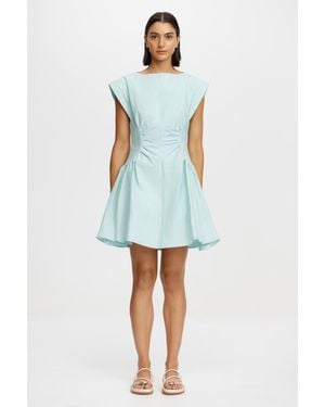 Acler Emery Mini Dress - Blue