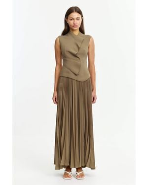 Acler Miner Maxi Dress - Natural