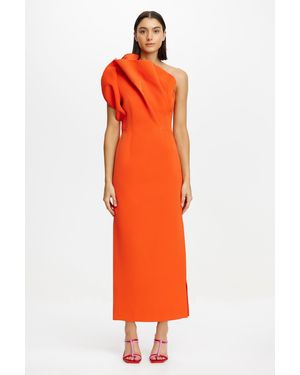 Acler Hawkley Midi Dress - Orange