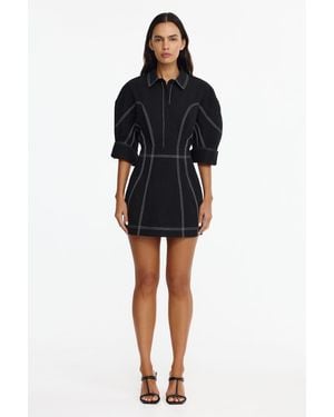 Acler Burwell Mini Dress - Black