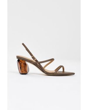 Acler Brinlee Heel By For - Metallic