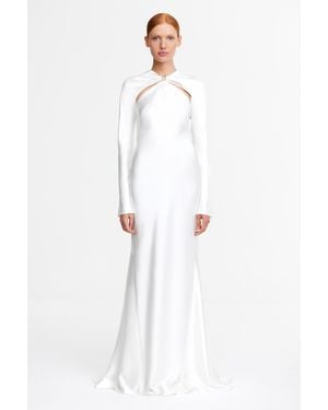 Acler Long Sleeve Gown For - White