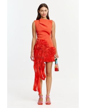 Acler Aberleigh Mini Dress - Red