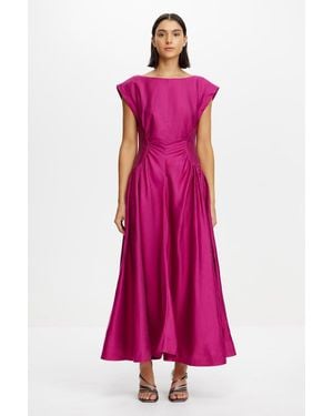 Acler Emery Midi Dress - Pink