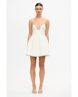 Acler Cranston Mini Dress - White