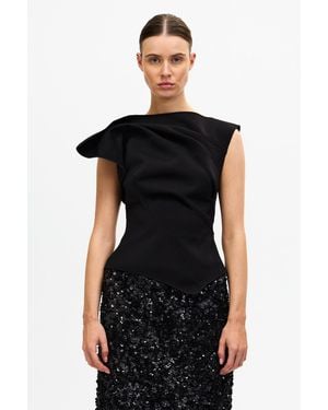 Acler Structured Top For - Black
