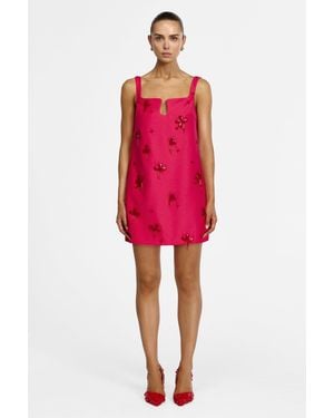 Acler Rex Mini Dress By - Red