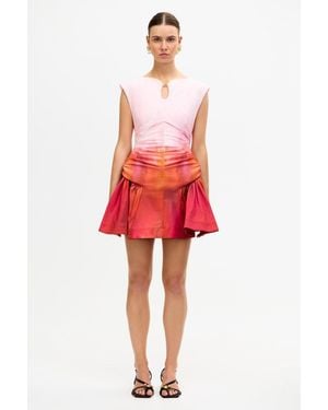 Acler Bromton Mini Dress - Red
