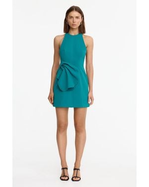 Acler Manton Mini Dress - Blue