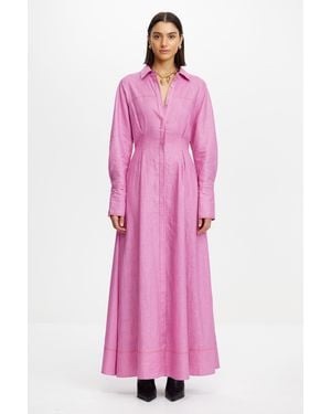 Acler Landore Maxi Dress - Pink