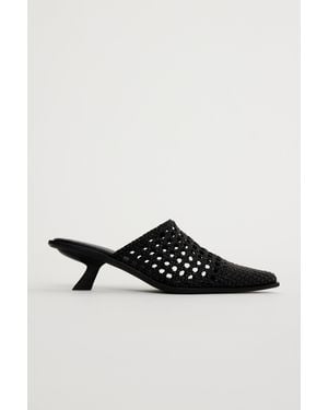 Acler Basketown Mule - Black